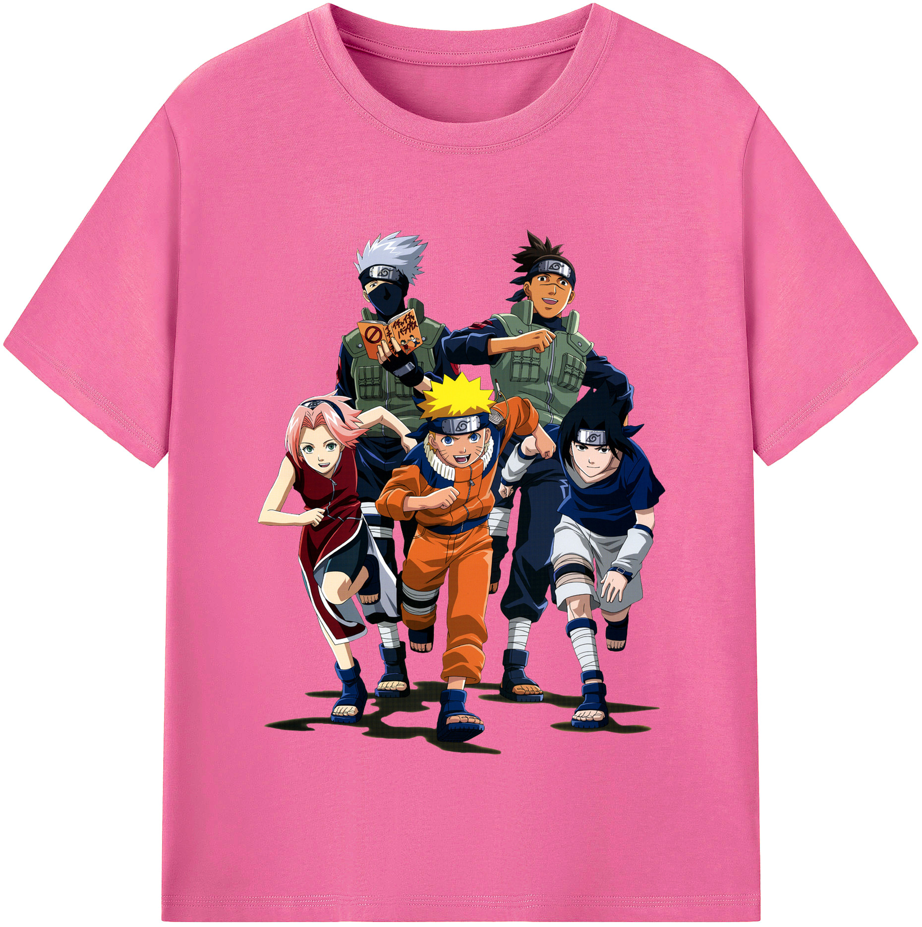 （画像用） NARUTO -ナルト- うずまき ナルト Uzumaki Naruto レディースカジュアルプリントTシャツ（綿100％）
